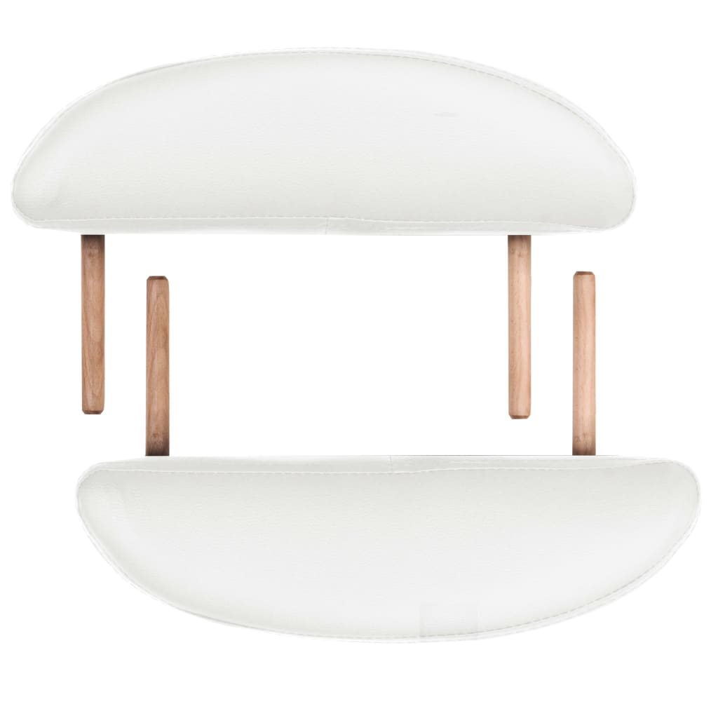 Massageliege Klappbar 4 Cm Polsterung 2 Nackenrollen