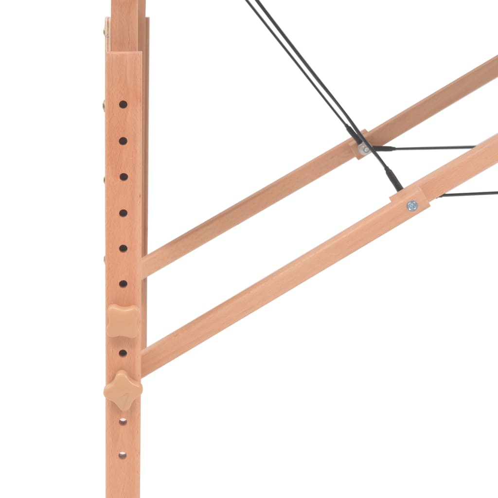 Massageliege Klappbar 4 Cm Polsterung 2 Nackenrollen