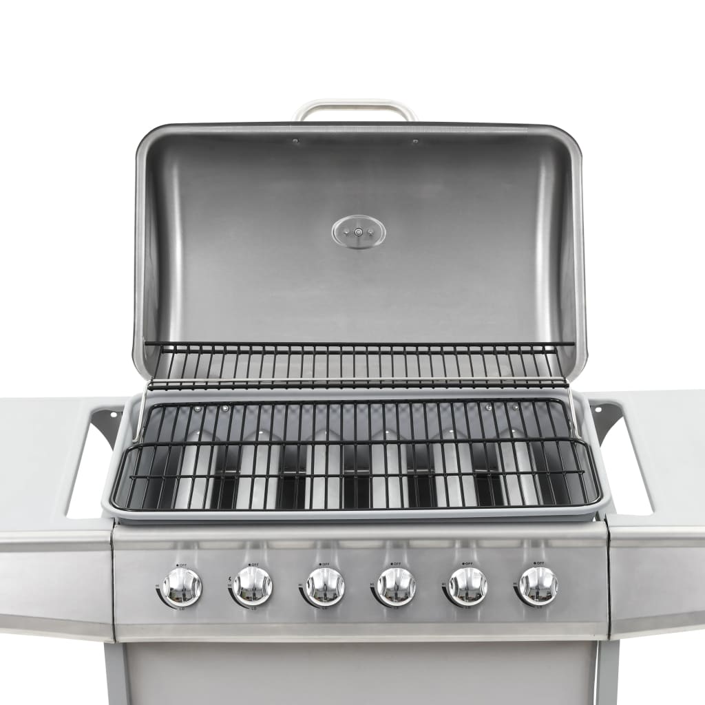 Gasgrill Mit 6 Flammen Edelstahl N