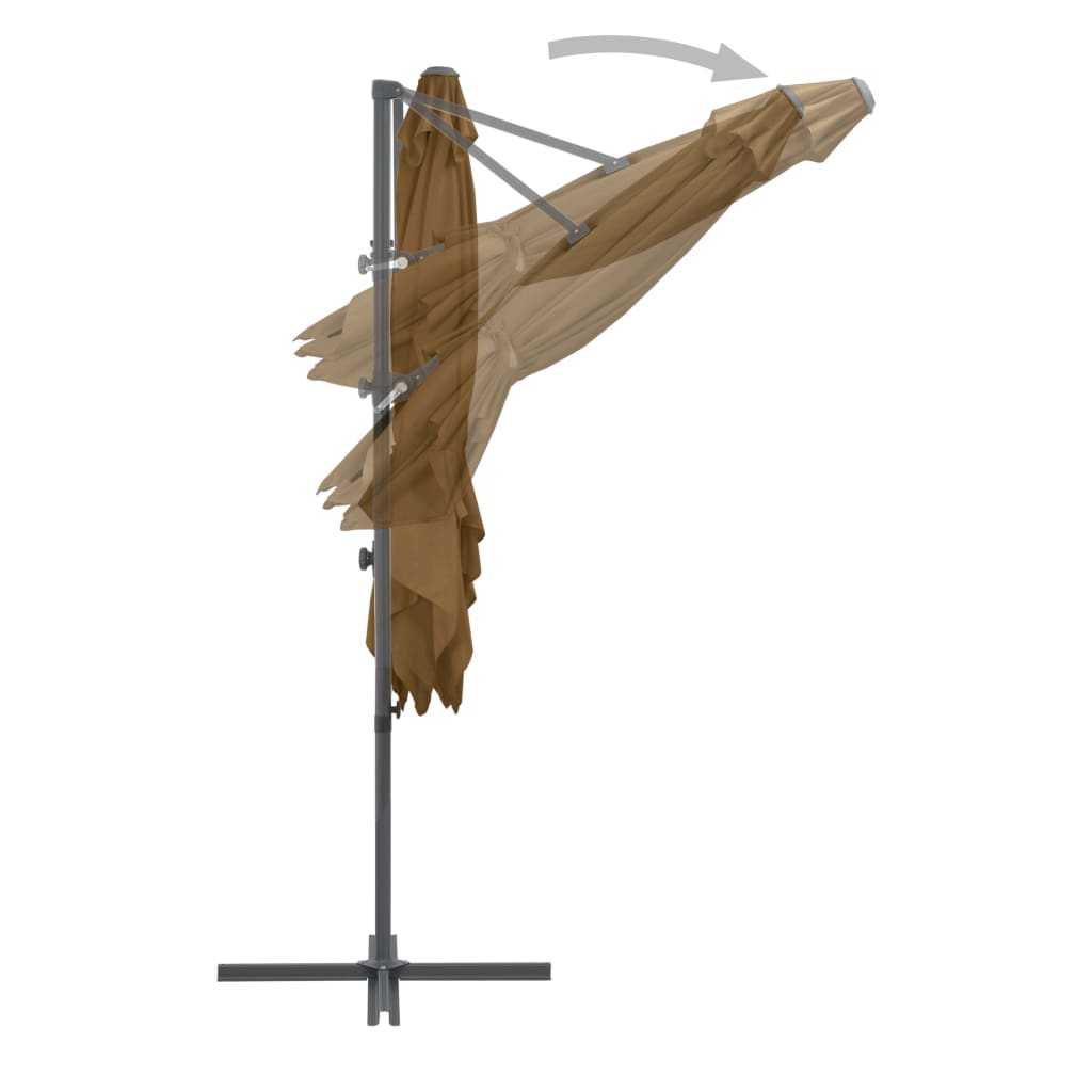 Ampelschirm Mit Stahl-Mast