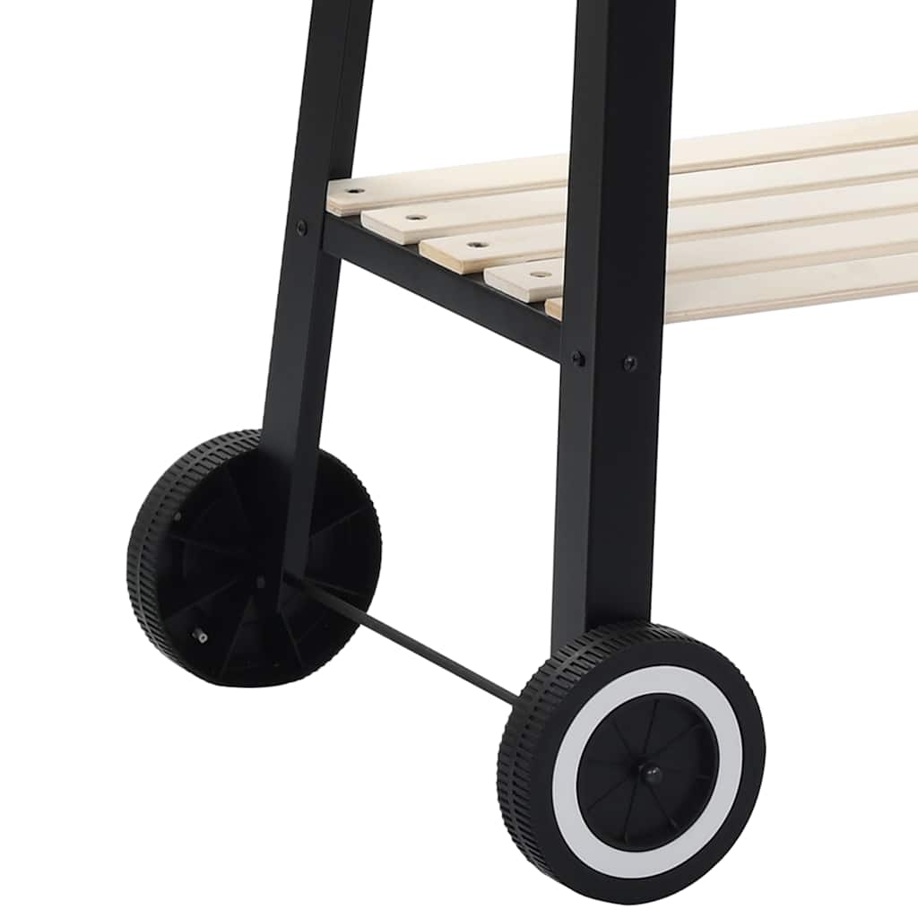 Holzkohlegrill Standgrill Mit Rädern