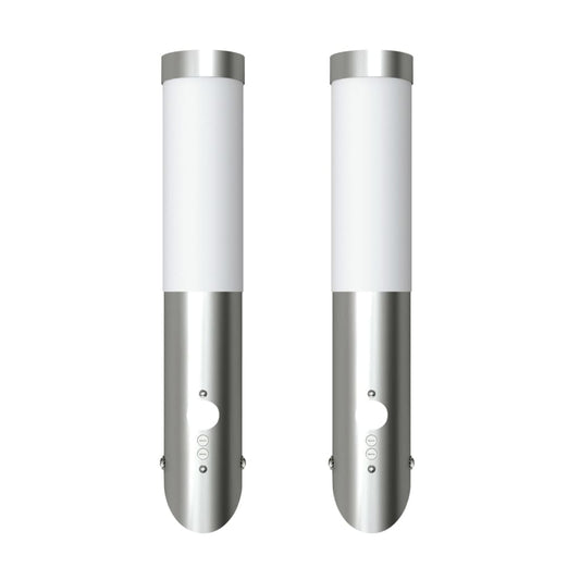 Gartenleuchten 2 Wandlampen Mit Bewegungsmelder