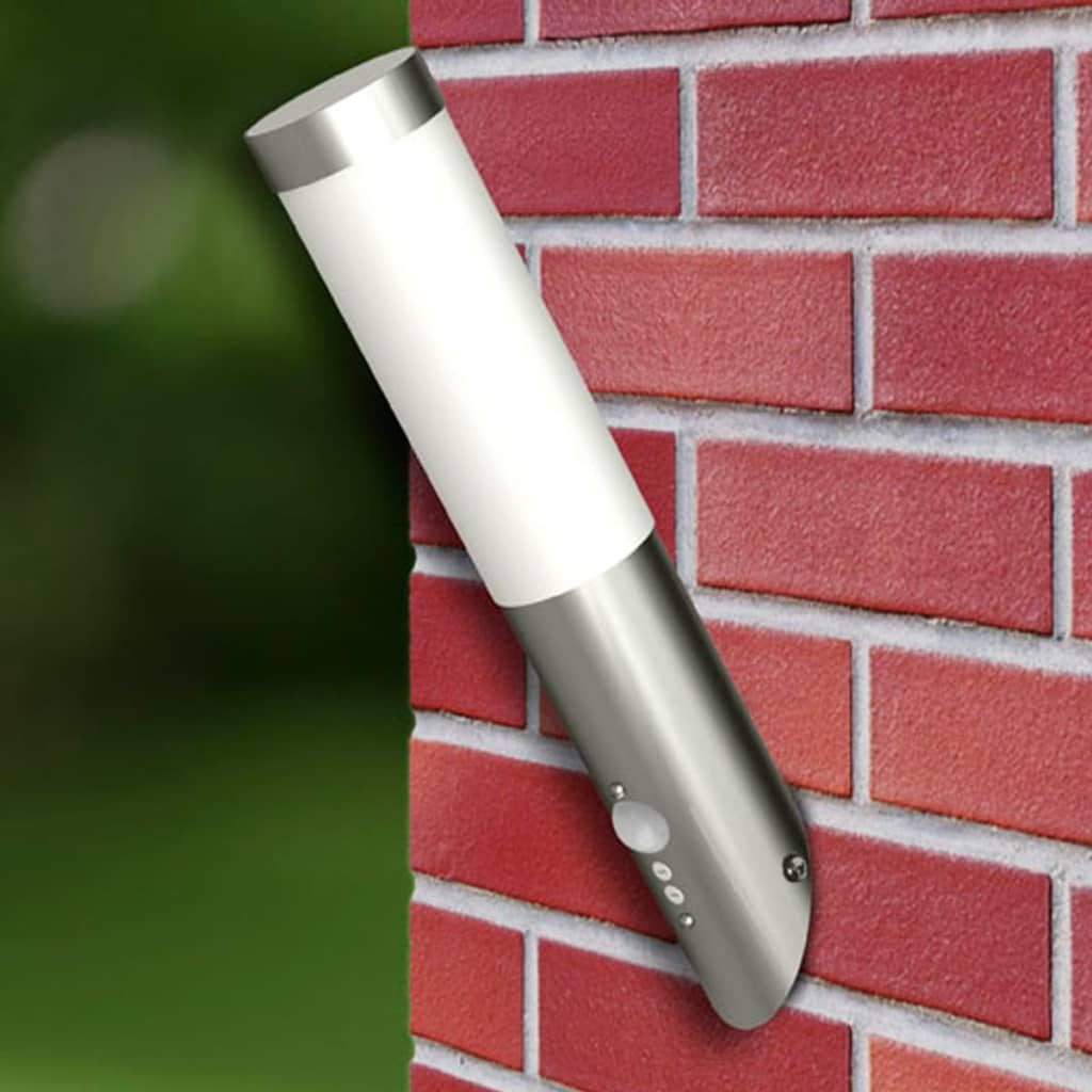 Gartenleuchten 2 Wandlampen Mit Bewegungsmelder