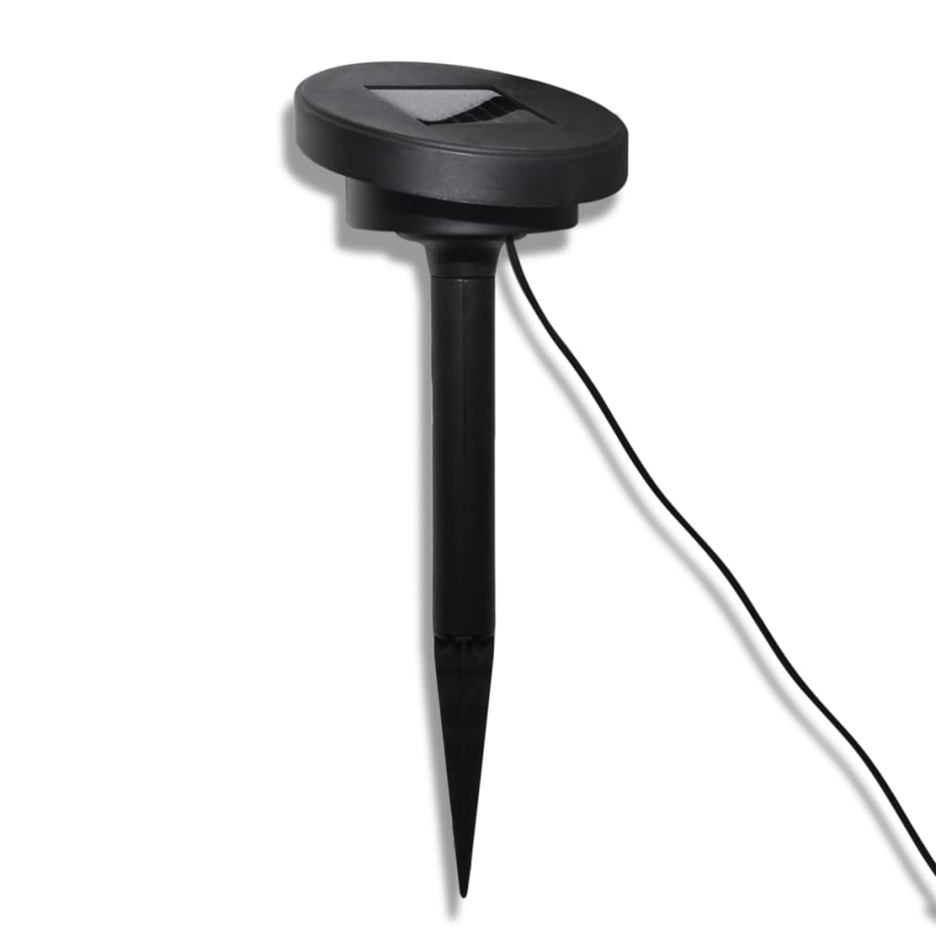 Solarkugel 3 Led Gartenleuchten Mit Erdspießen & Solarmodul