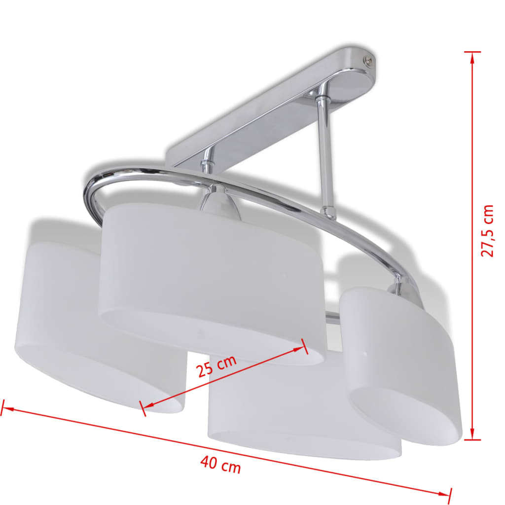 Beleuchtung Decken Leuchte Lampe Deckenlampe 4 X E14