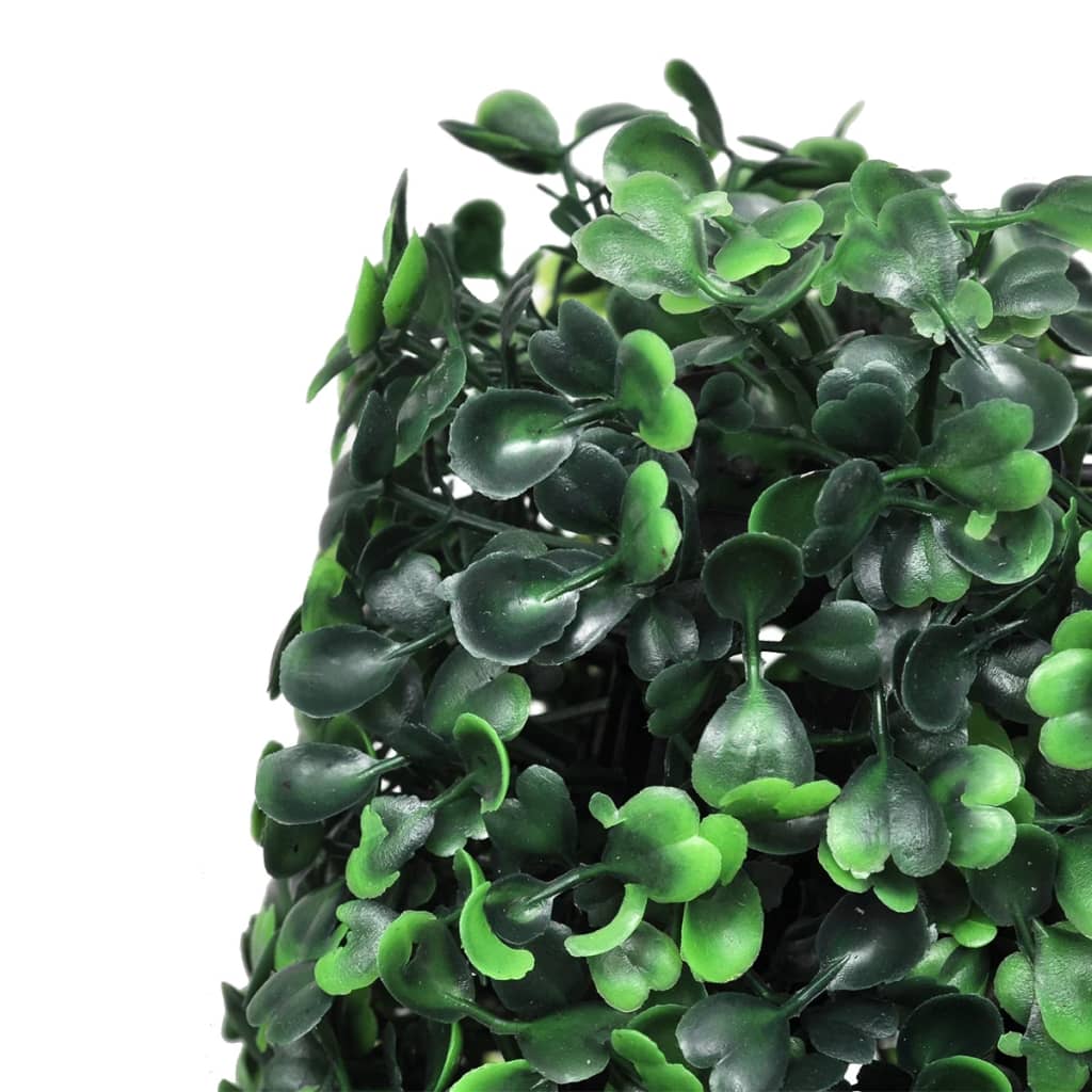 Buchsbaum-Set 3 Tlg. Künstlich Formschnitt Pyramide