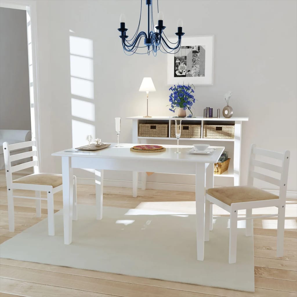 Esszimmerstühle 2 Stk. Massivholz Gummibaum Und Samt