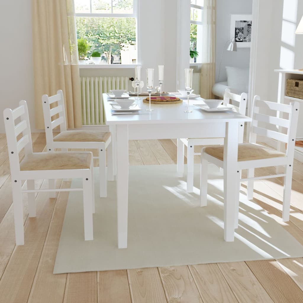 Esszimmerstühle 2 Stk. Massivholz Gummibaum Und Samt