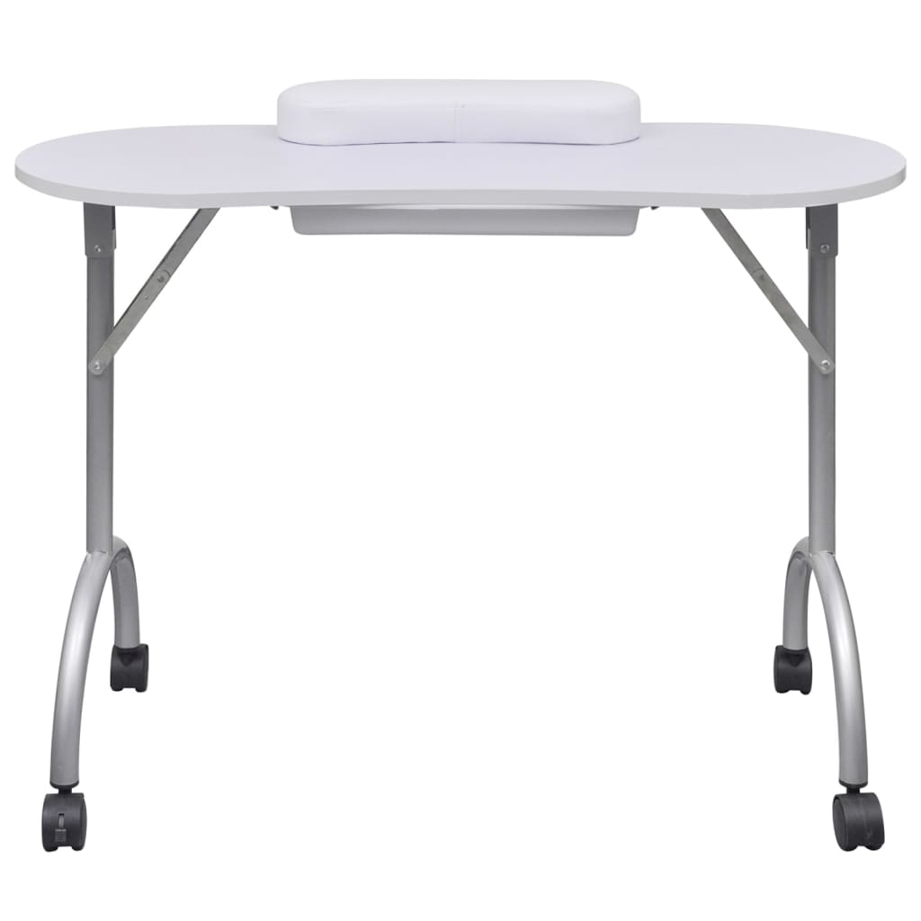 Klappbarer Maniküre-Tisch Mit Rollen