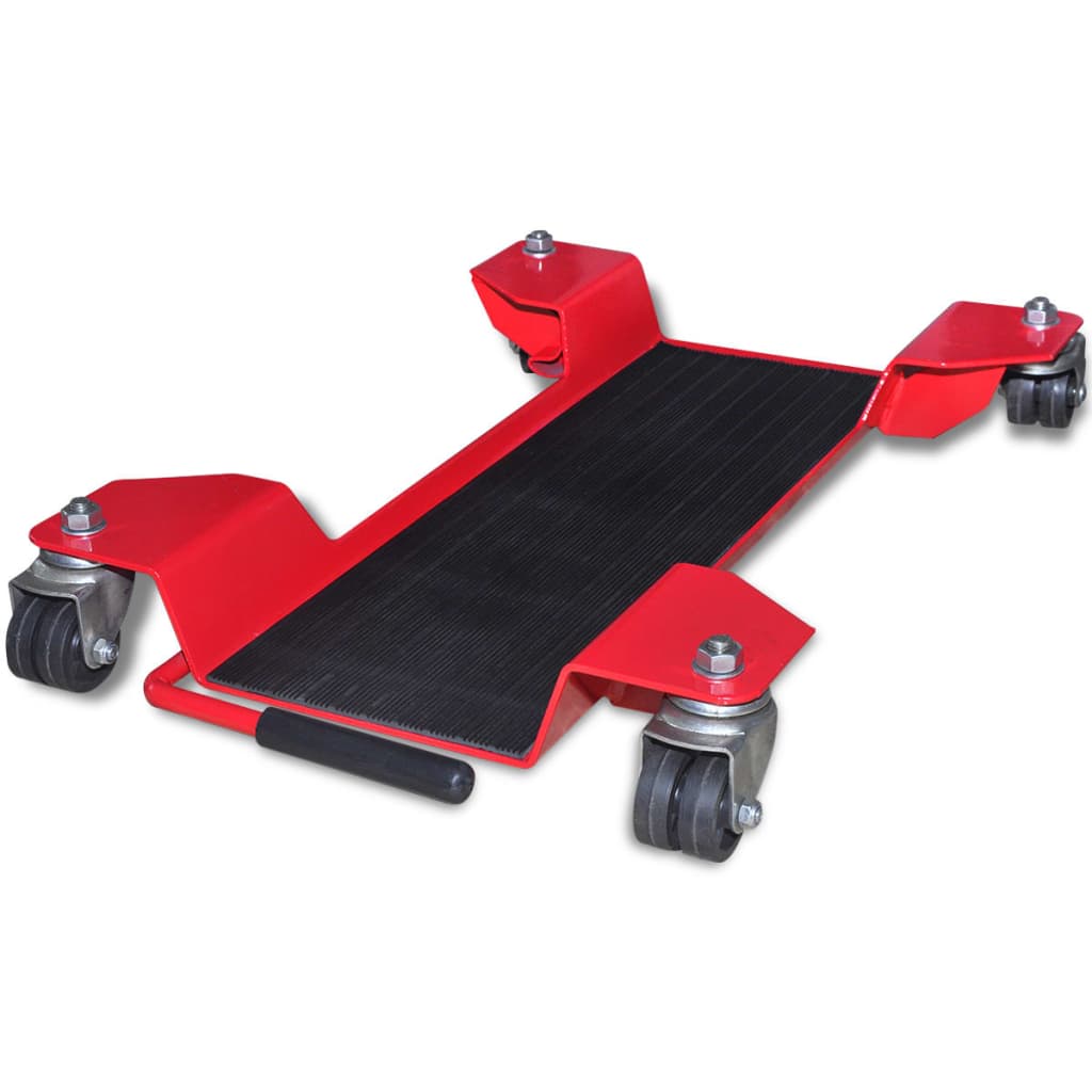 Motorrad-Rangierhilfe Rot Rot