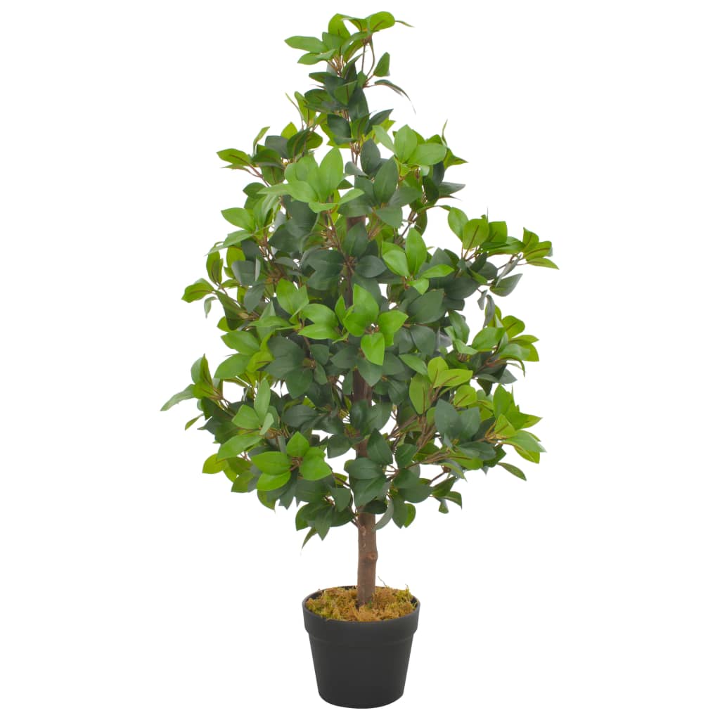 Künstliche Pflanze Lorbeerbaum Mit Topf Grün 120 Cm