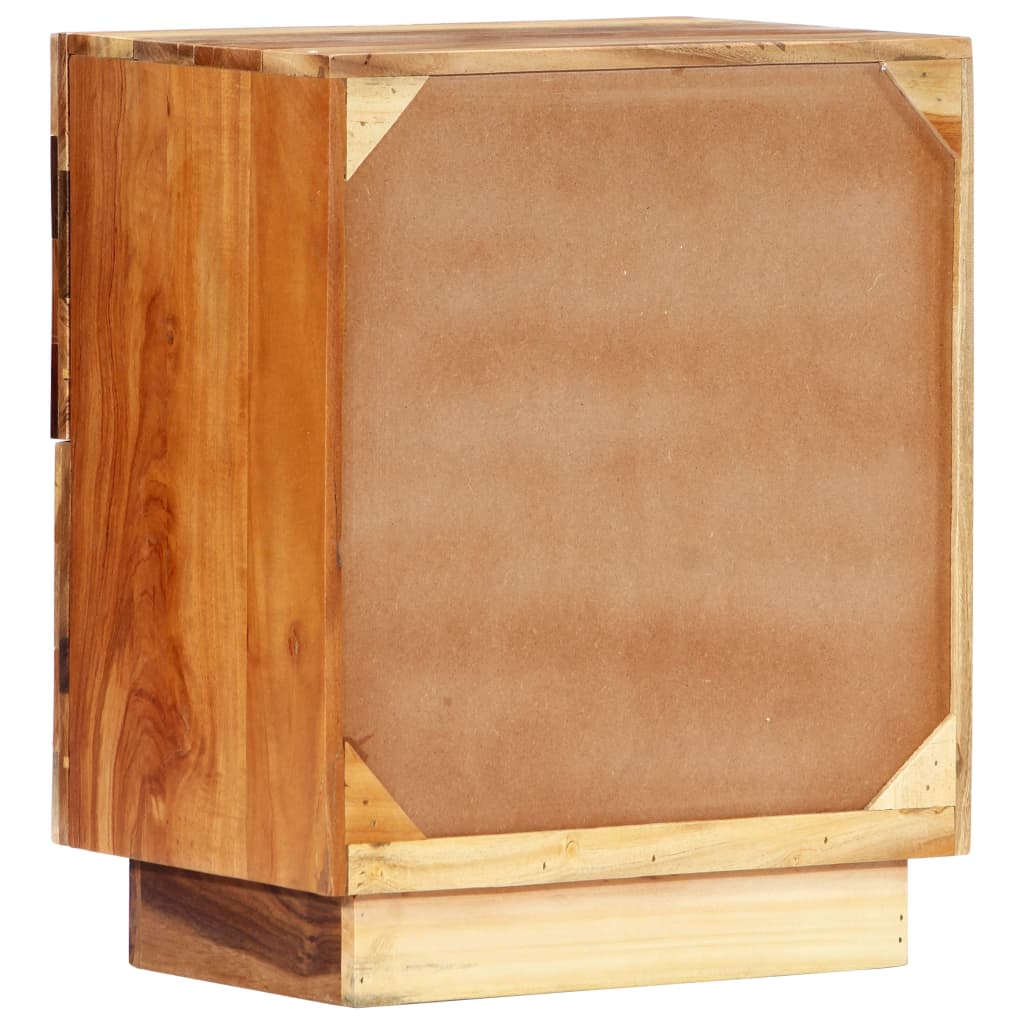 Nachttisch 40X30X50 Cm Altholz Massiv