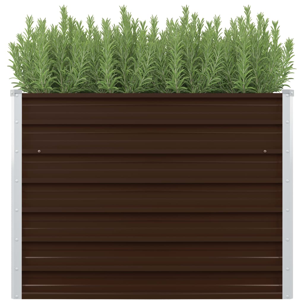 Hochbeet 100 X 100 X 77 Cm Verzinkter Stahl