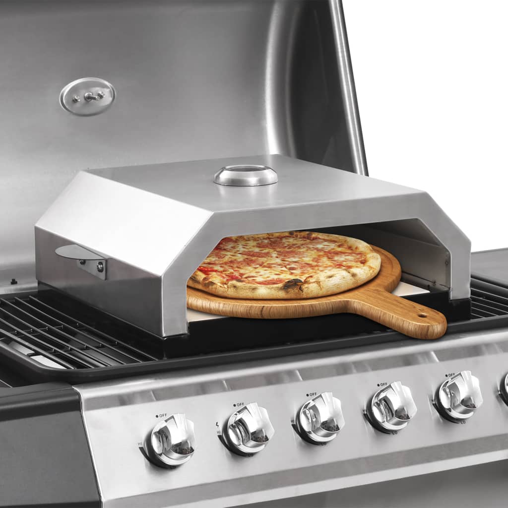 Pizzaofen Mit Keramikstein Für Gas-Kohlegrill