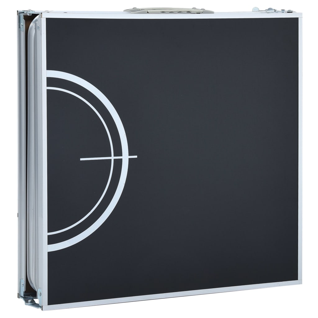 Klappbarer Bier-Pong-Tisch 240 Cm Schwarz