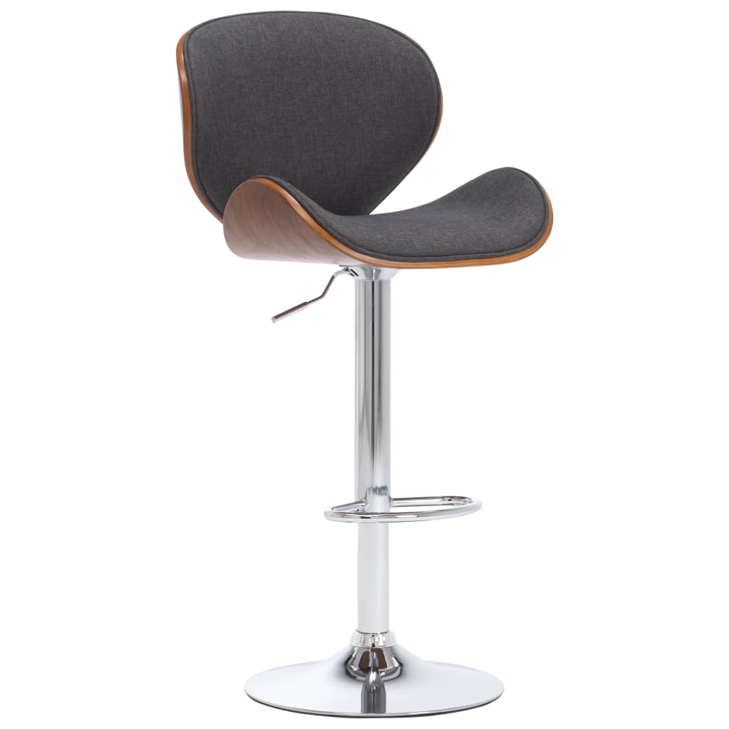 Barhocker Taupe Stoff