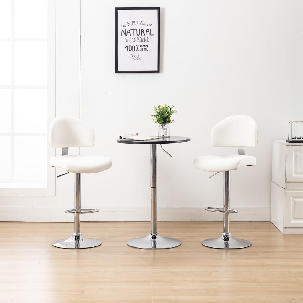 Barhocker 2 Stk. Kunstleder