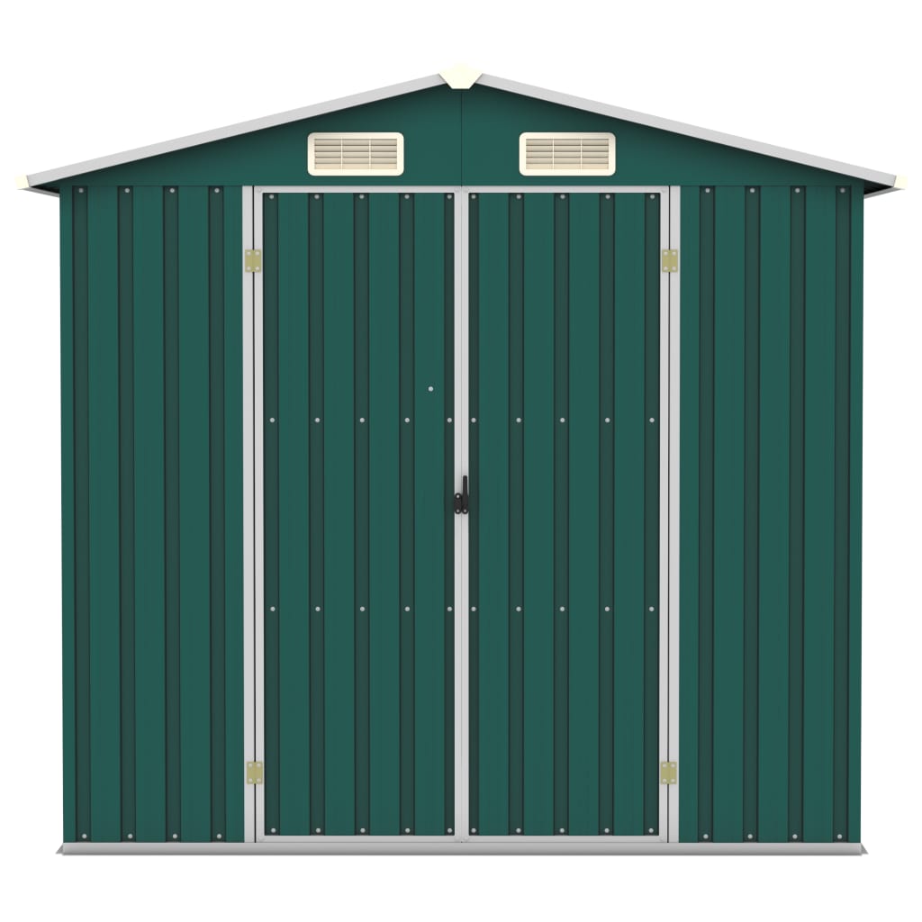 Gerätehaus 205X129X183 Cm Verzinkter Stahl