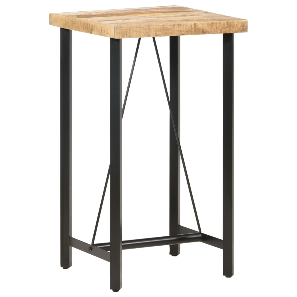 Bartisch Massivholz Mango Und Eisen