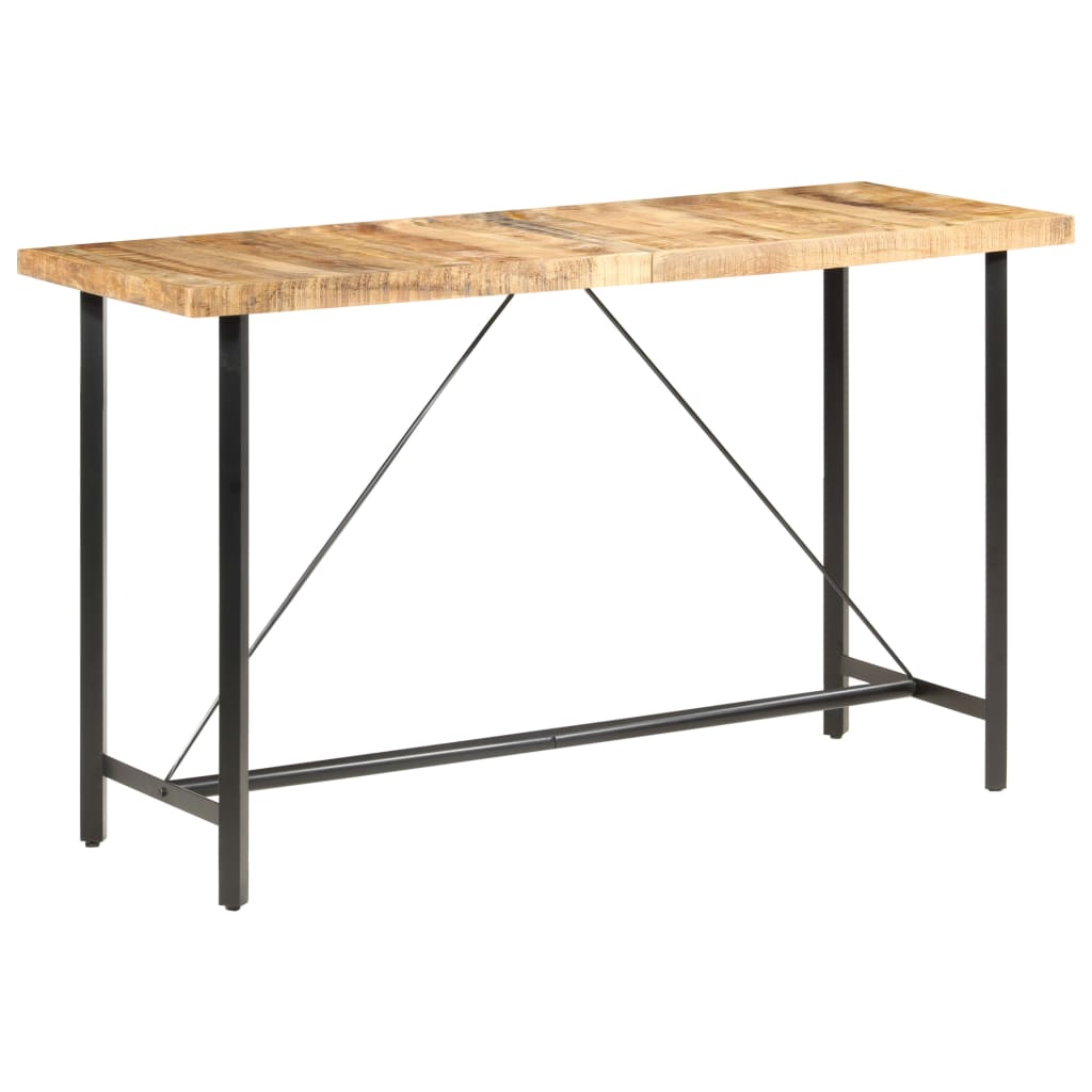 Bartisch Massivholz Mango Und Eisen
