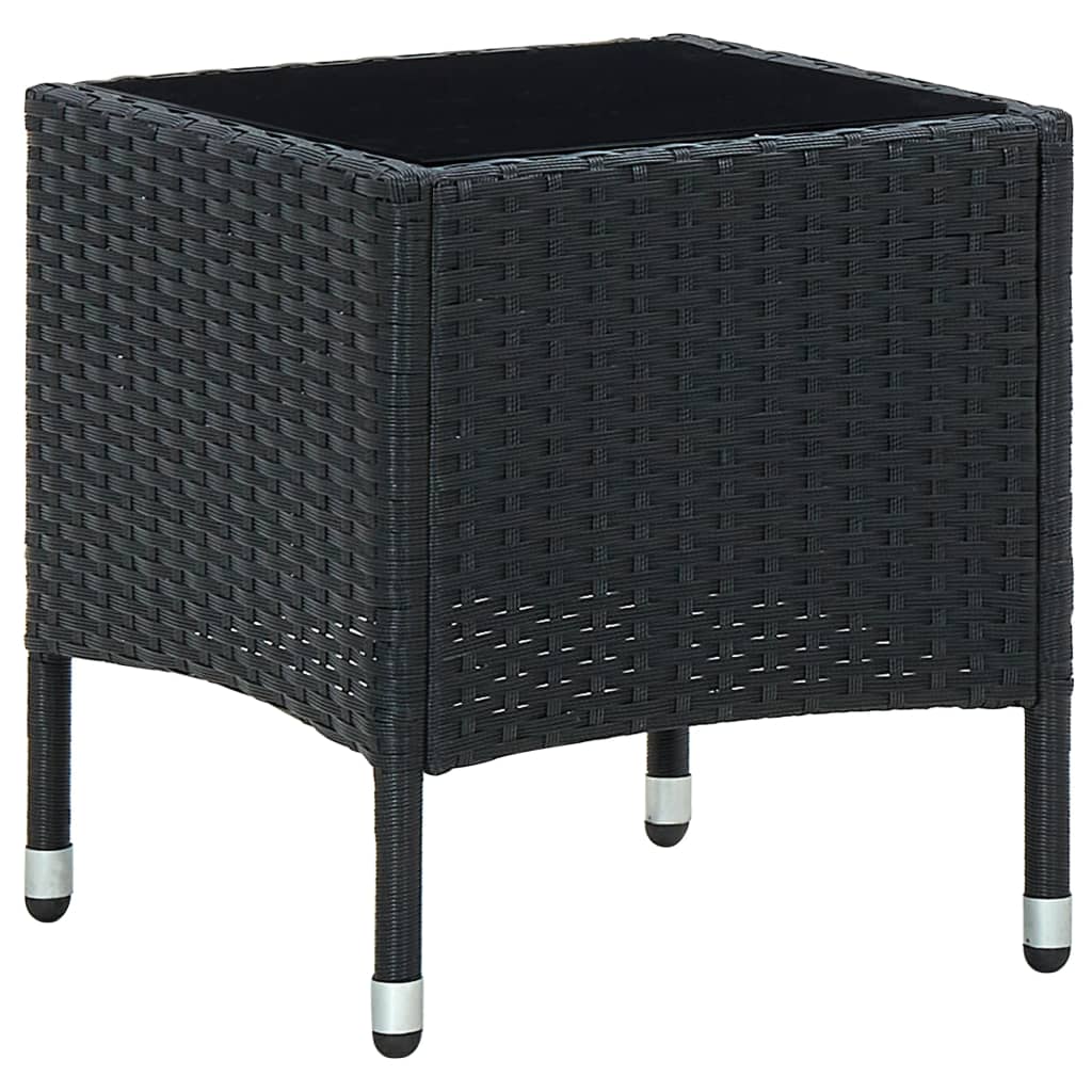 Gartentisch 40X40X45 Cm Poly Rattan