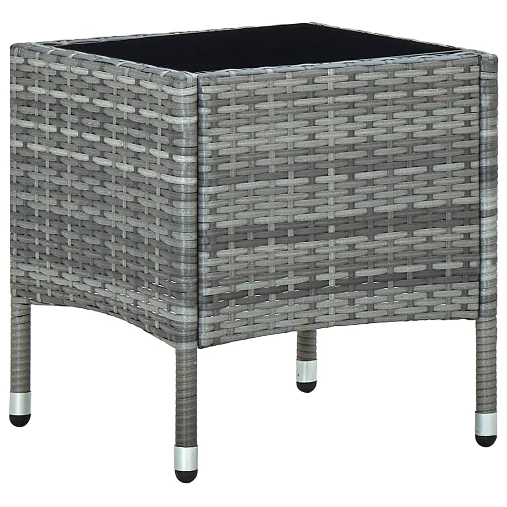 Gartentisch 40X40X45 Cm Poly Rattan