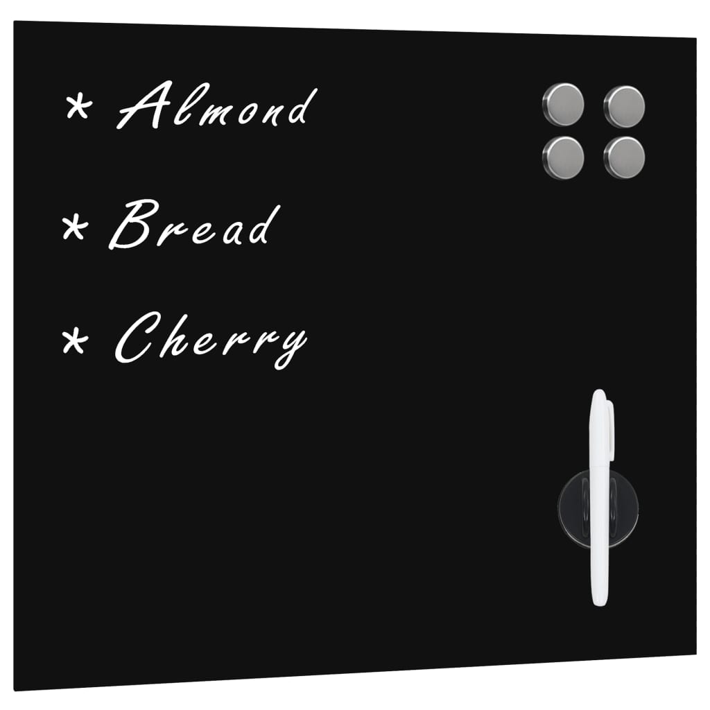 Magnetisches Whiteboard Wandmontage Glas