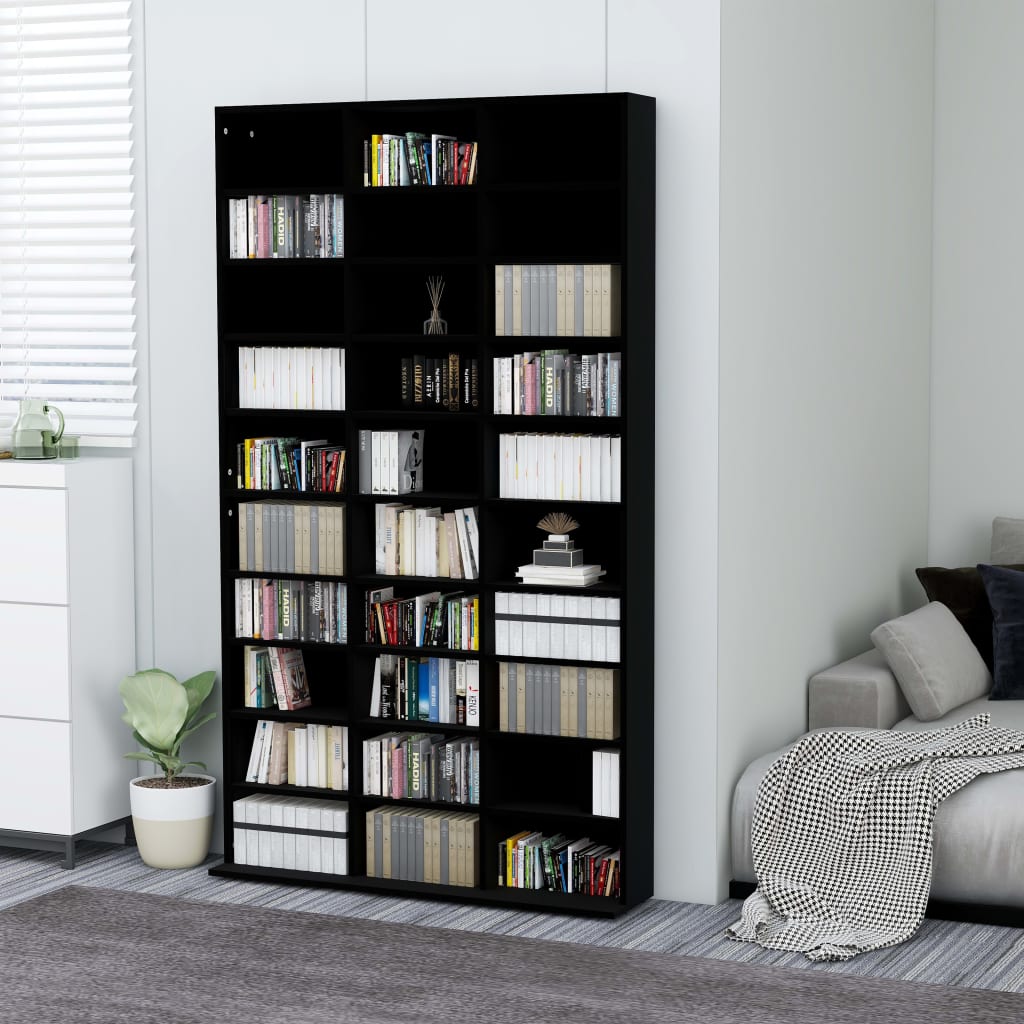 Cd-Regal Artisan-Eiche 100X23X89,5 Cm Holzwerkstoff