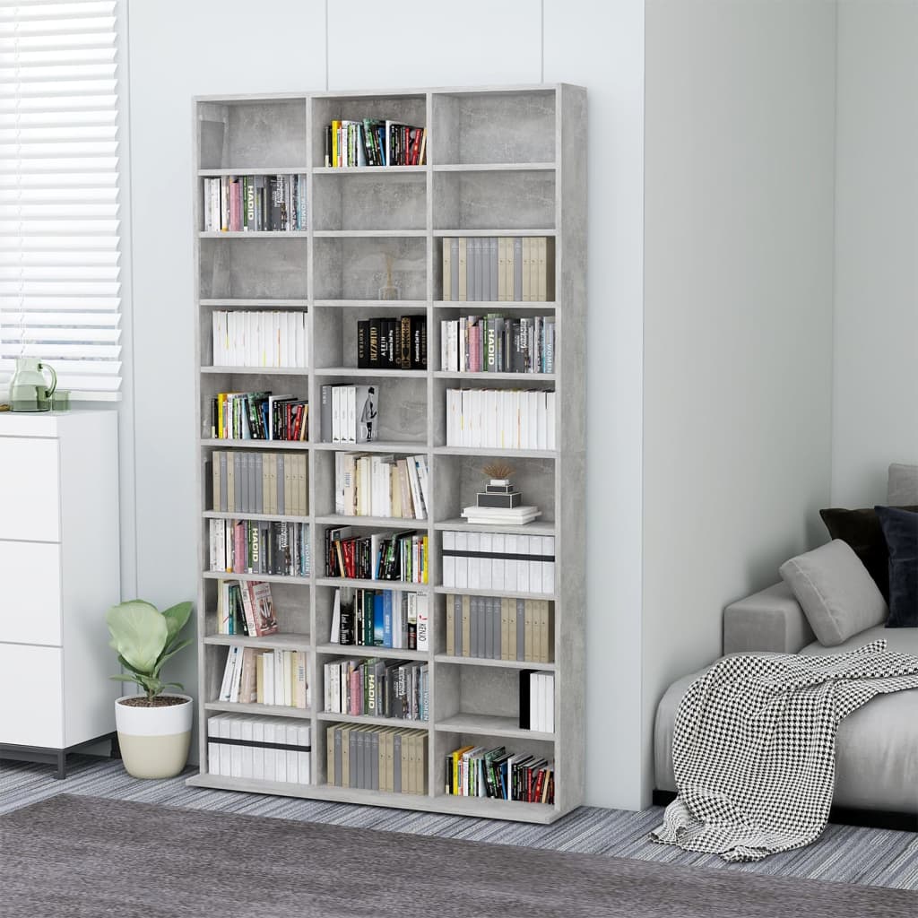 Cd-Regal Artisan-Eiche 100X23X89,5 Cm Holzwerkstoff