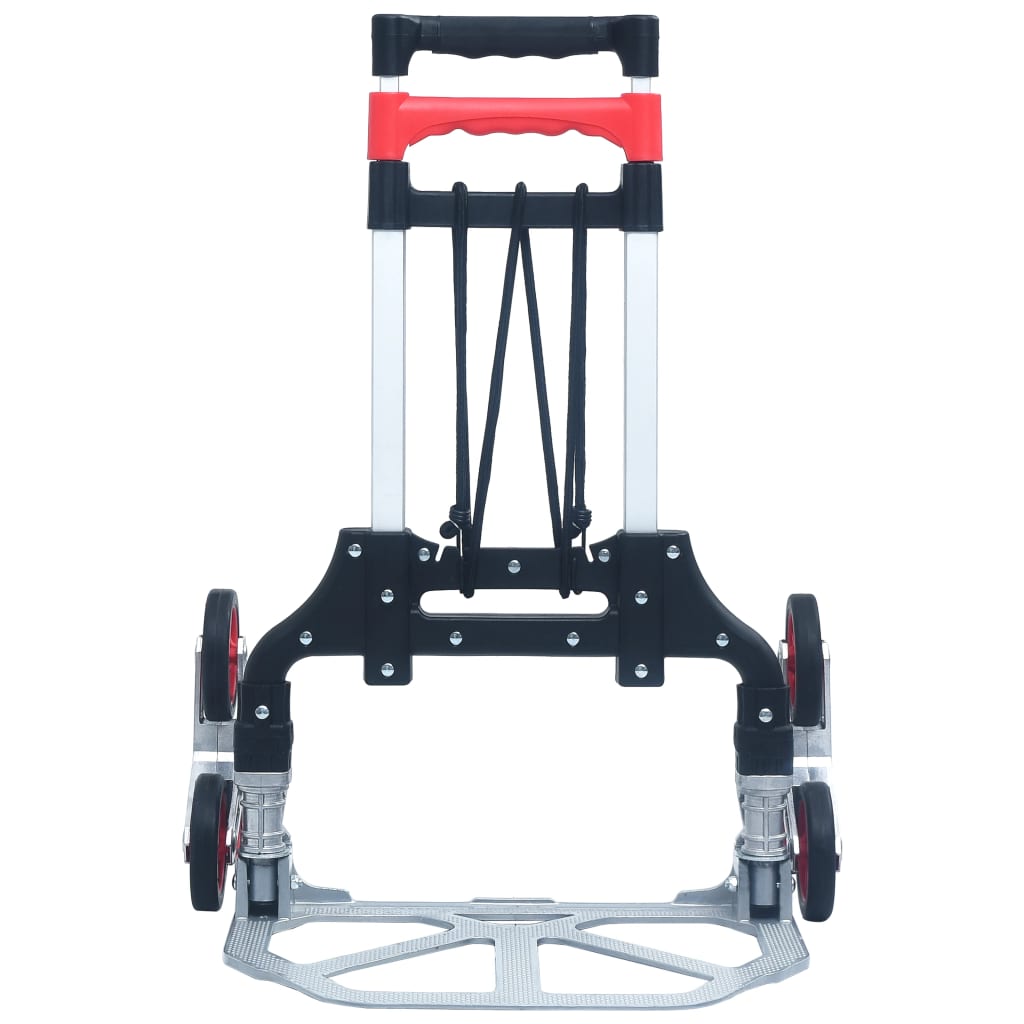 Treppen-Transportwagen Klappbar 70 Kg Aluminium Silbern