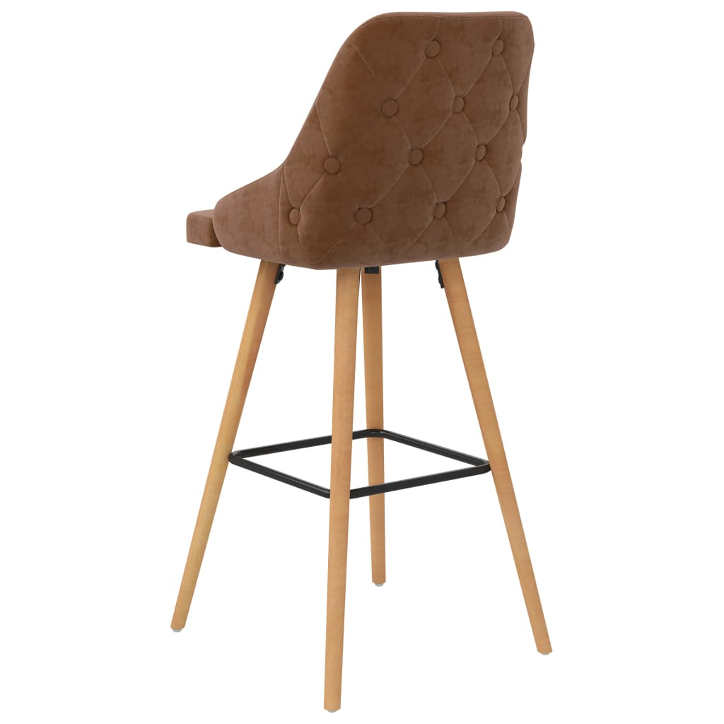 Barhocker 2 Stk. Samt