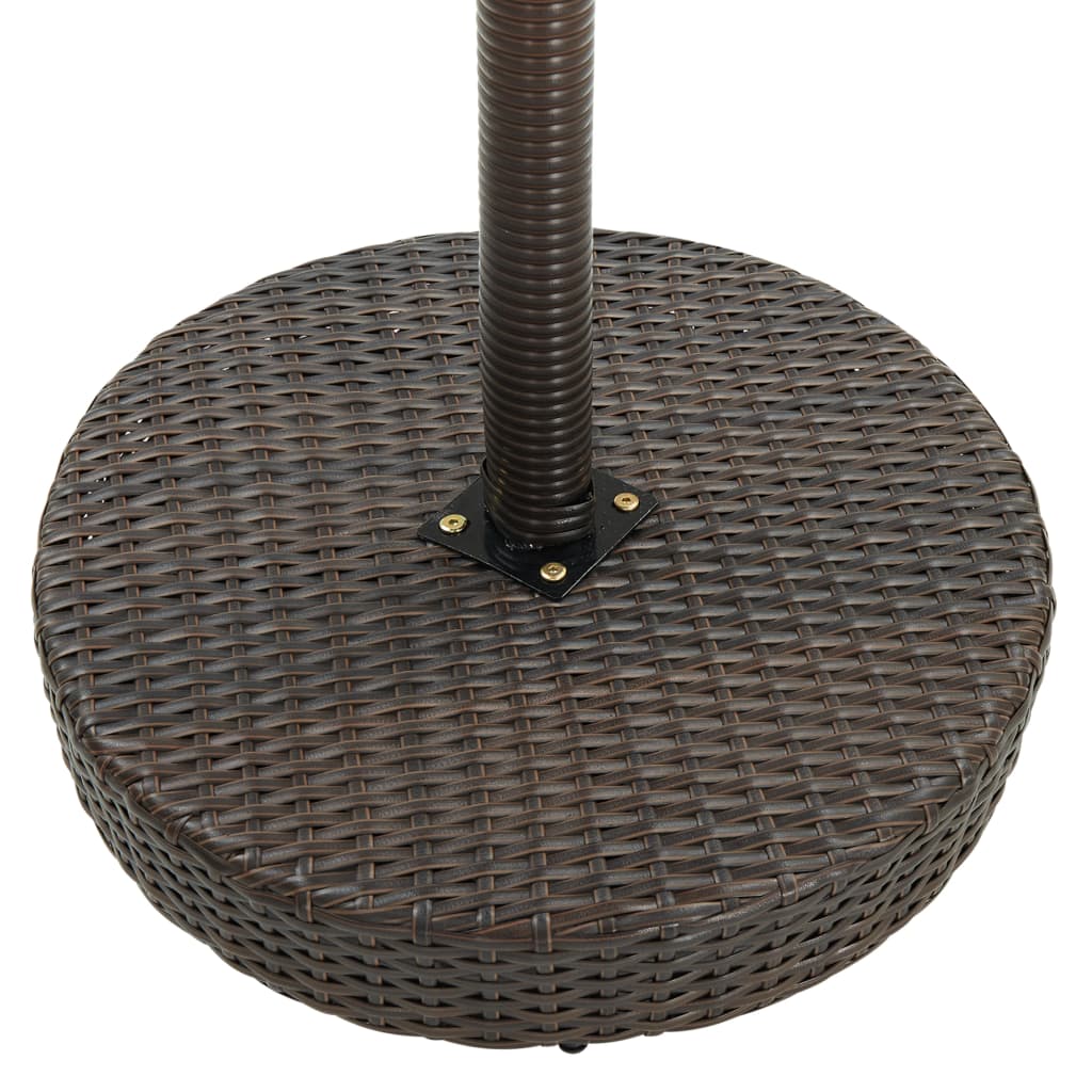 Gartentisch 75,5X106 Cm Poly Rattan