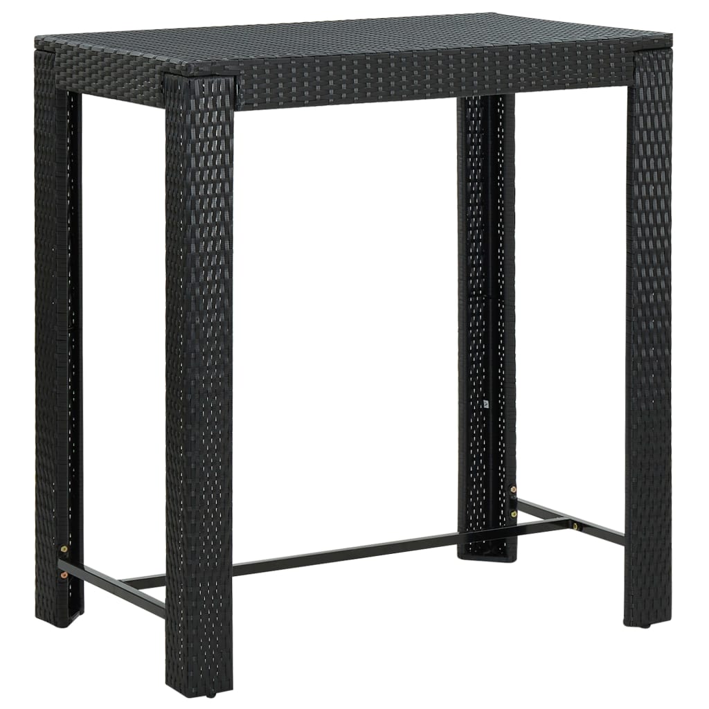 Garten-Bartisch 140,5X60,5X110,5 Cm Poly Rattan