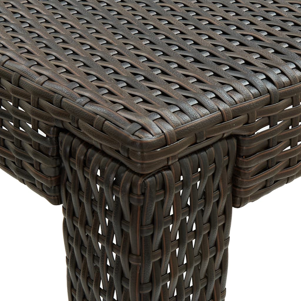 Garten-Bartisch 140,5X60,5X110,5 Cm Poly Rattan