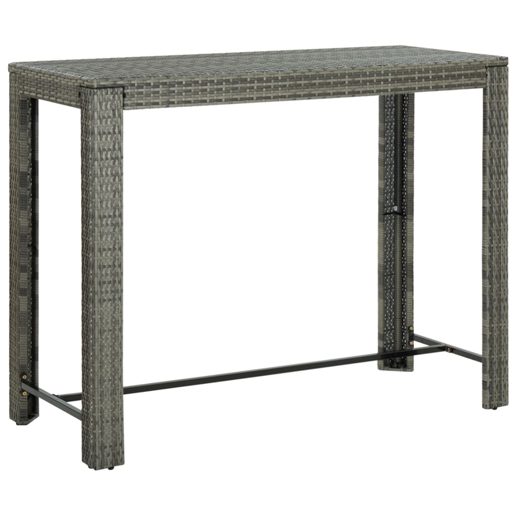 Garten-Bartisch 140,5X60,5X110,5 Cm Poly Rattan