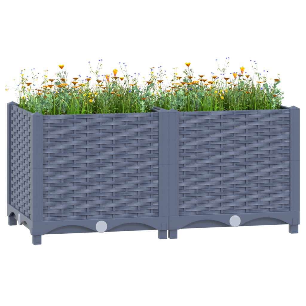 Hochbeet 80X80X38 Cm Polypropylen