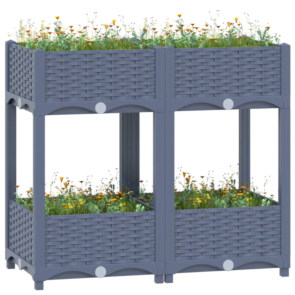 Hochbeet 80X80X38 Cm Polypropylen