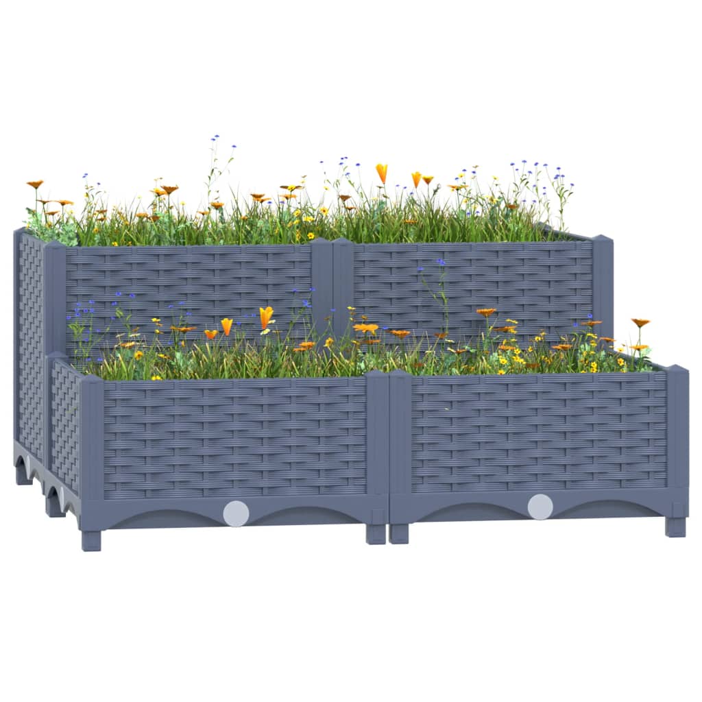 Hochbeet 80X80X38 Cm Polypropylen