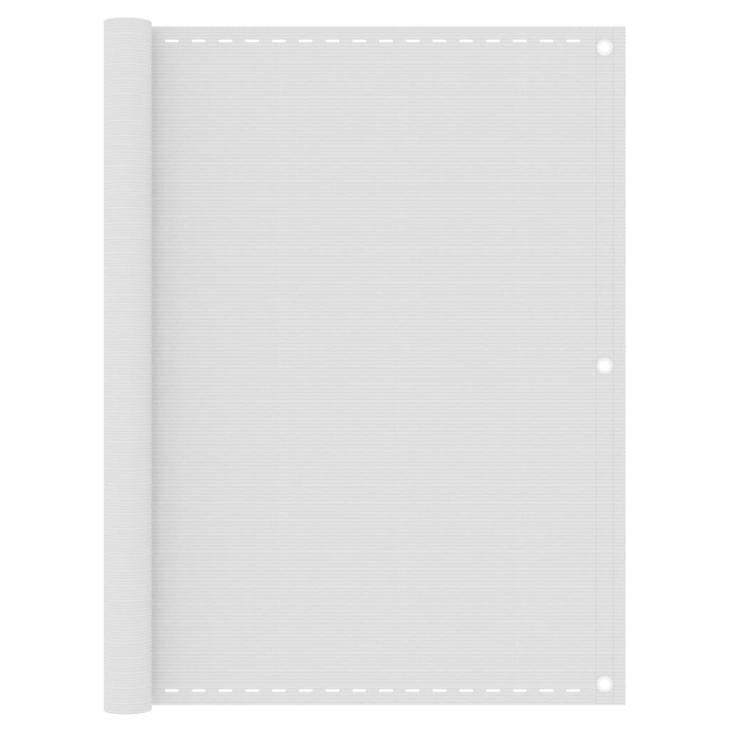 Balkon-Sichtschutz Hdpe Weiß