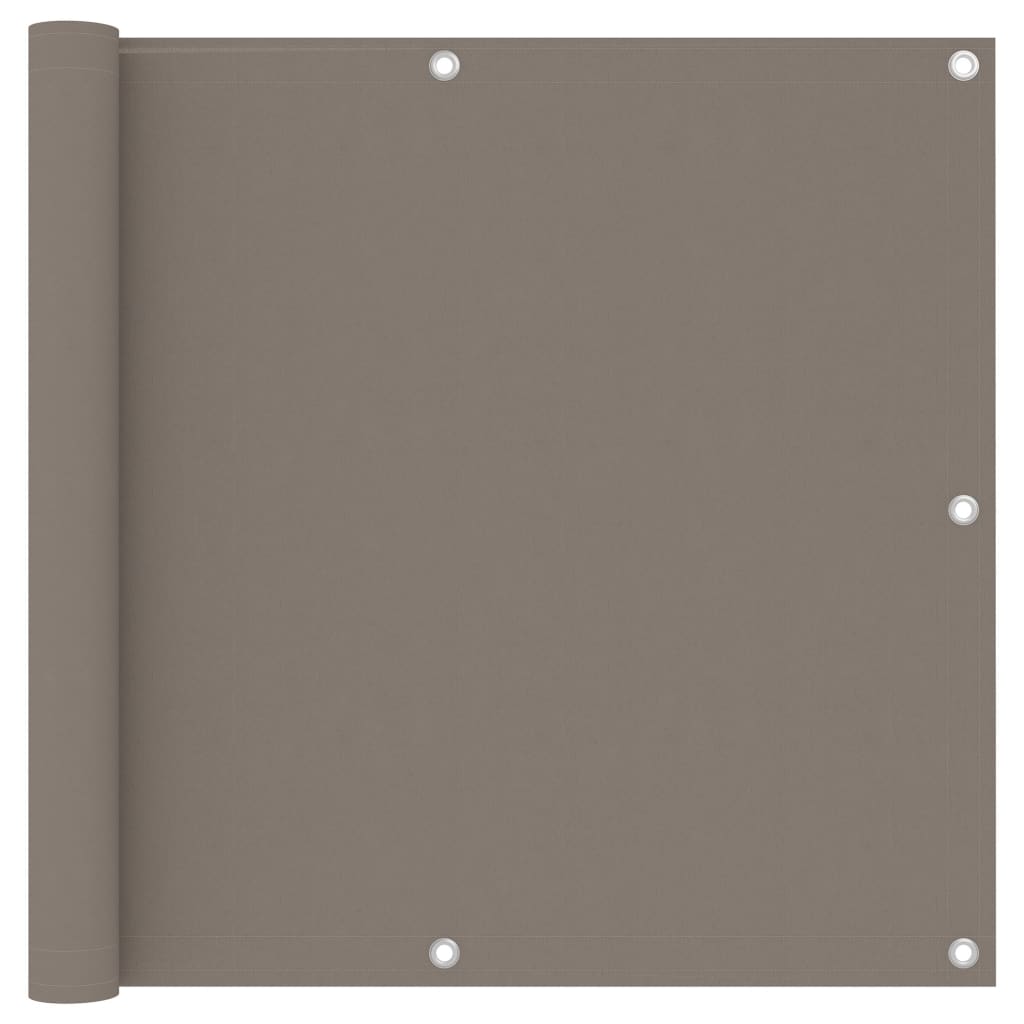 Balkon-Sichtschutz 100 % Polyester-Oxford Taupe