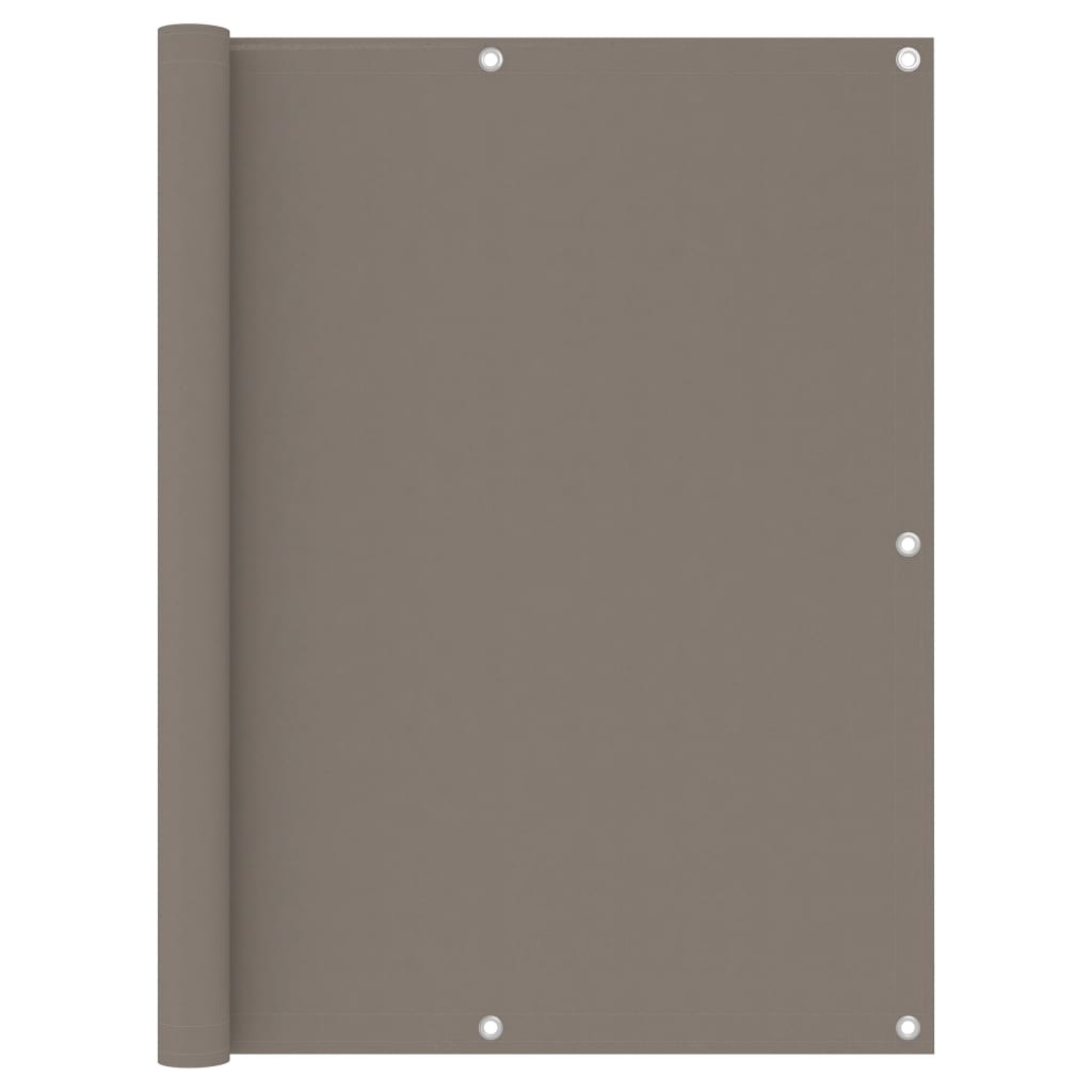 Balkon-Sichtschutz 100 % Polyester-Oxford Taupe