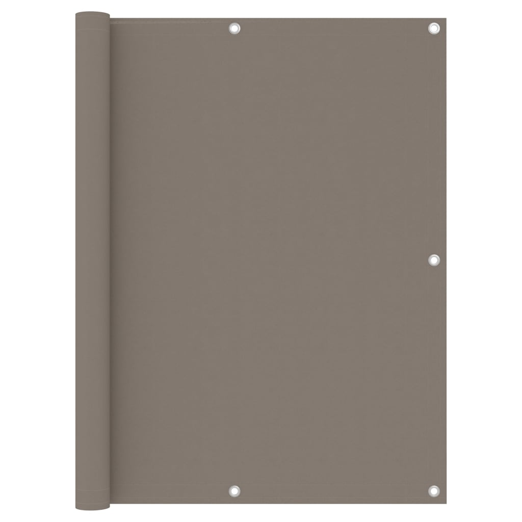 Balkon-Sichtschutz 100 % Polyester-Oxford Taupe