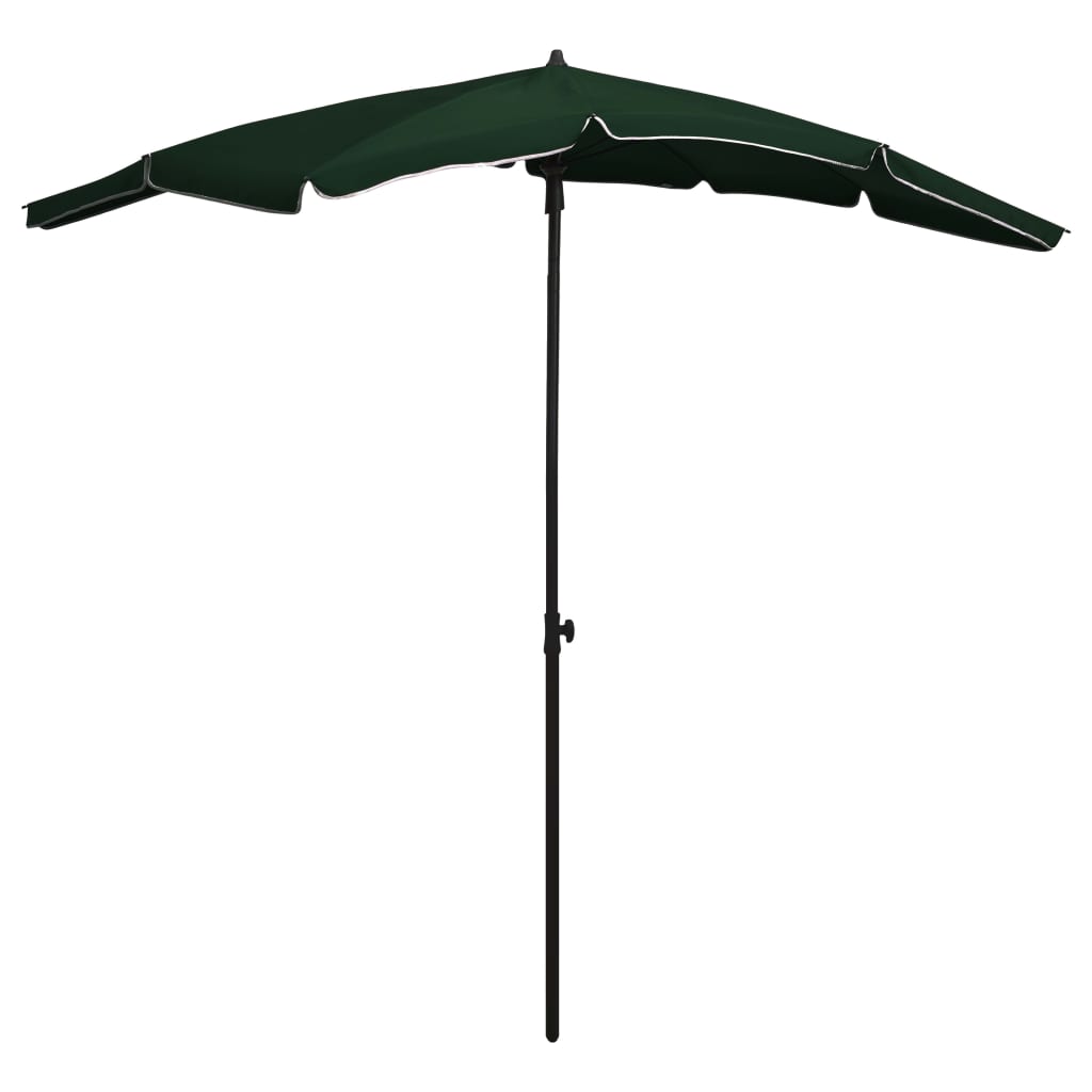 Sonnenschirm Mit Mast 200X130 Cm Rot