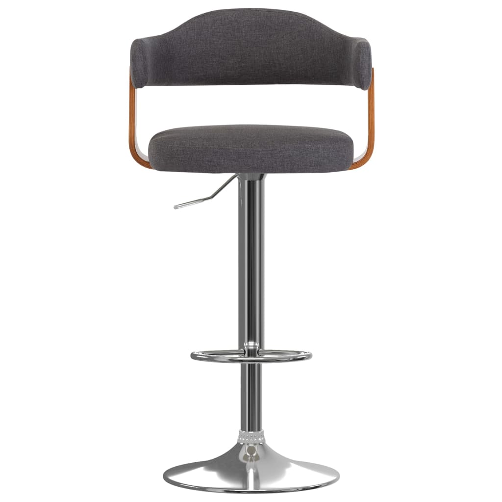 2 Stk. Barhocker Bugholz Und Stoff