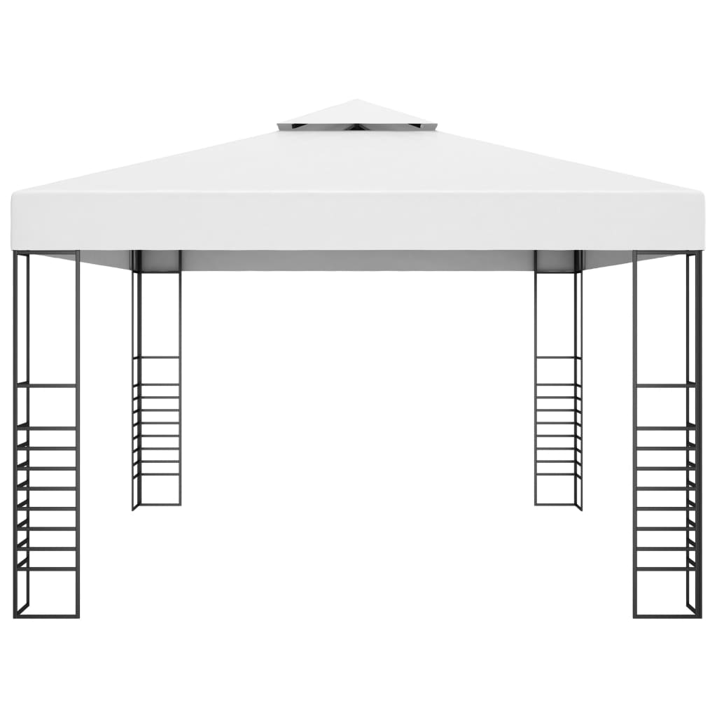 Pavillon Mit Led-Lichterkette 4X3X2,7 M