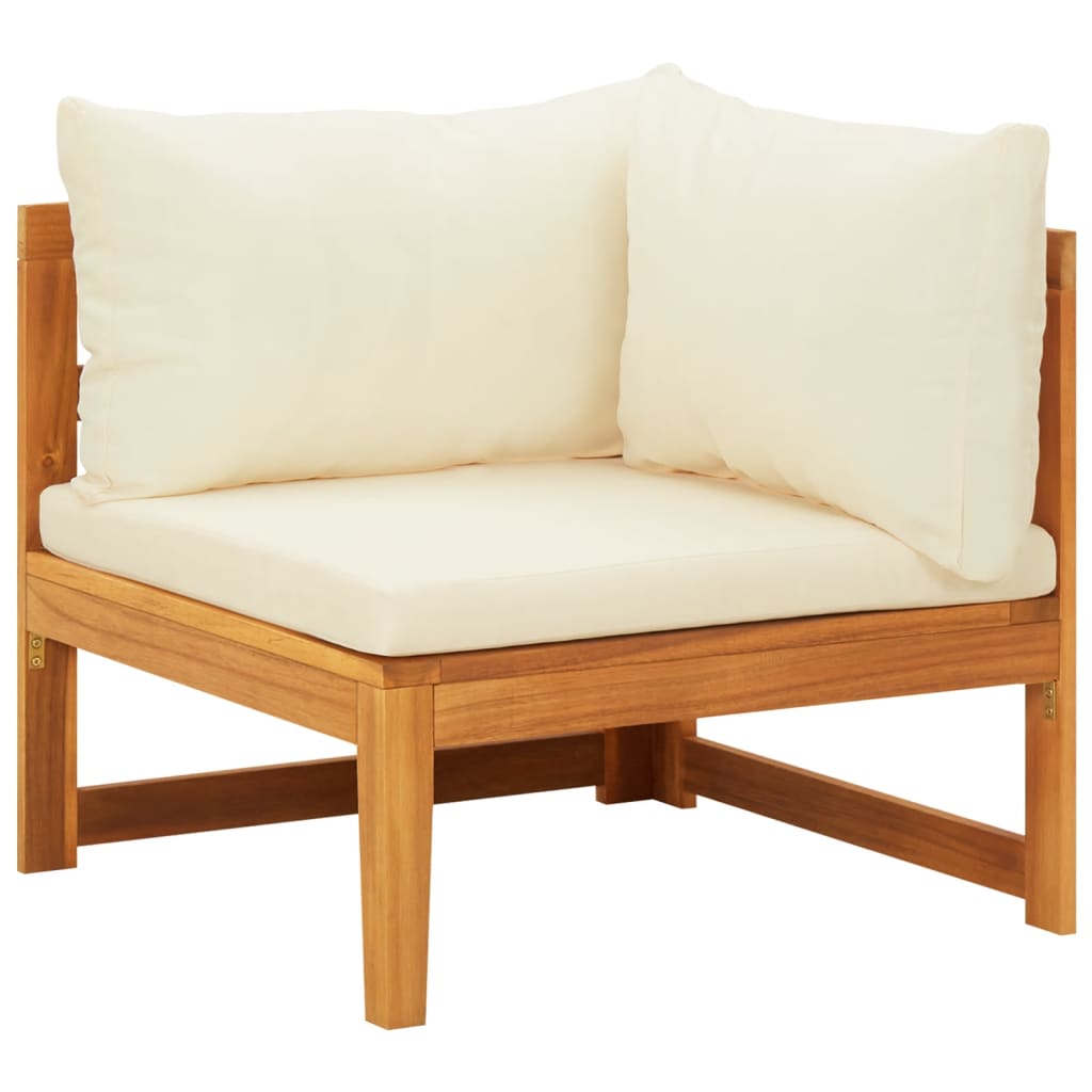 Garten Mit Tisch & En Kissen Massivholz Akazie