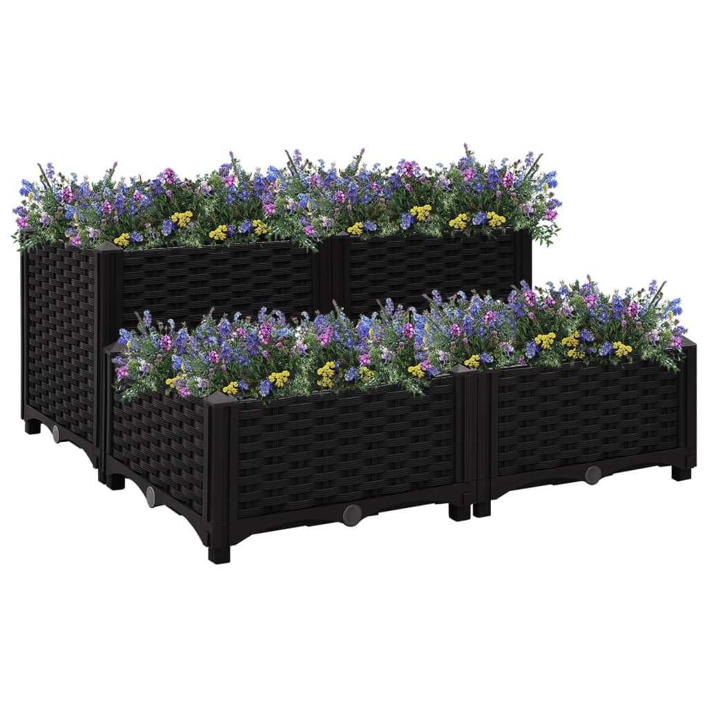 Hochbeet 80X80X38 Cm Polypropylen