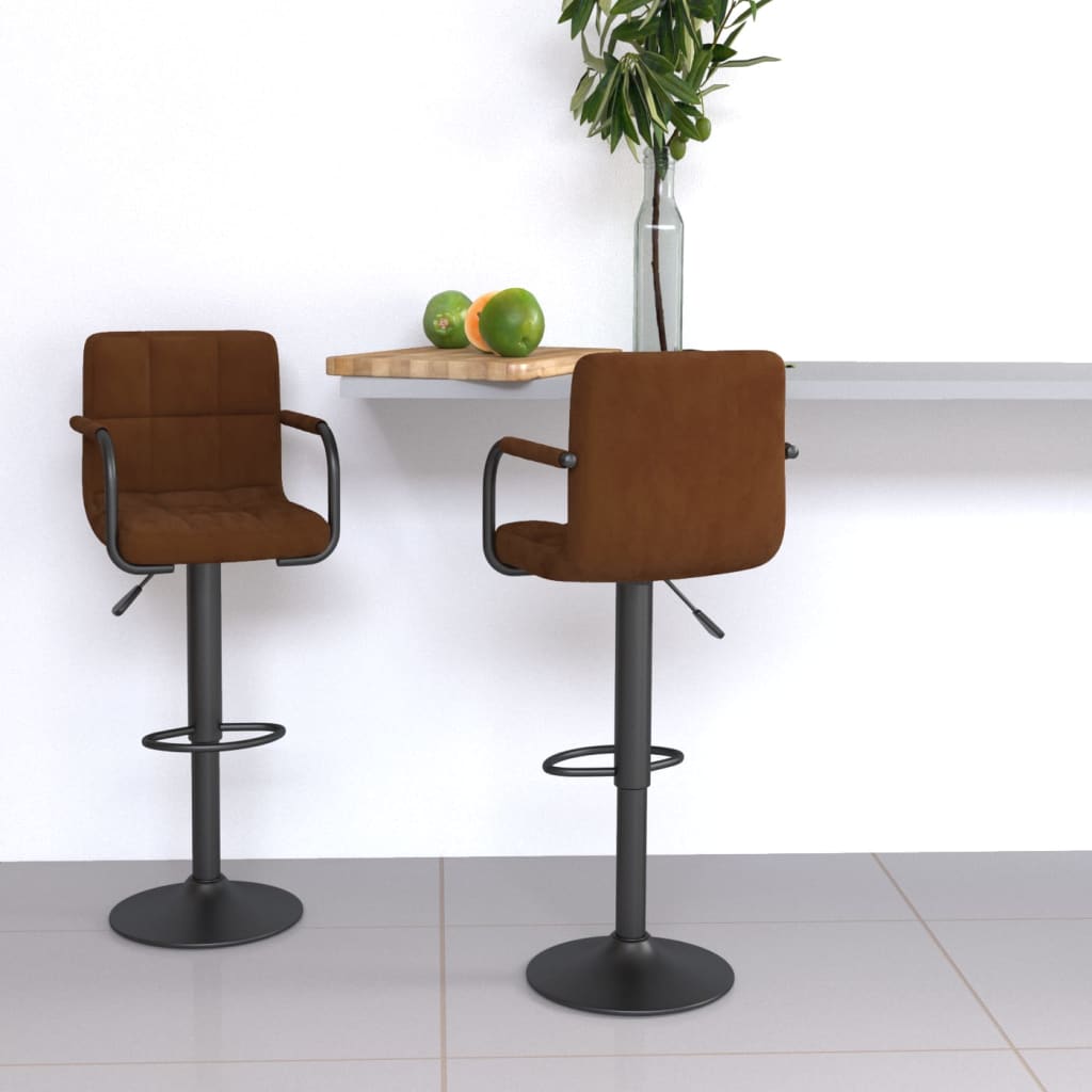 Barhocker 2 Stk. Samt