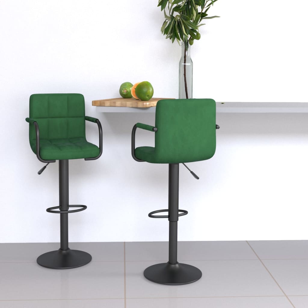 Barhocker 2 Stk. Samt