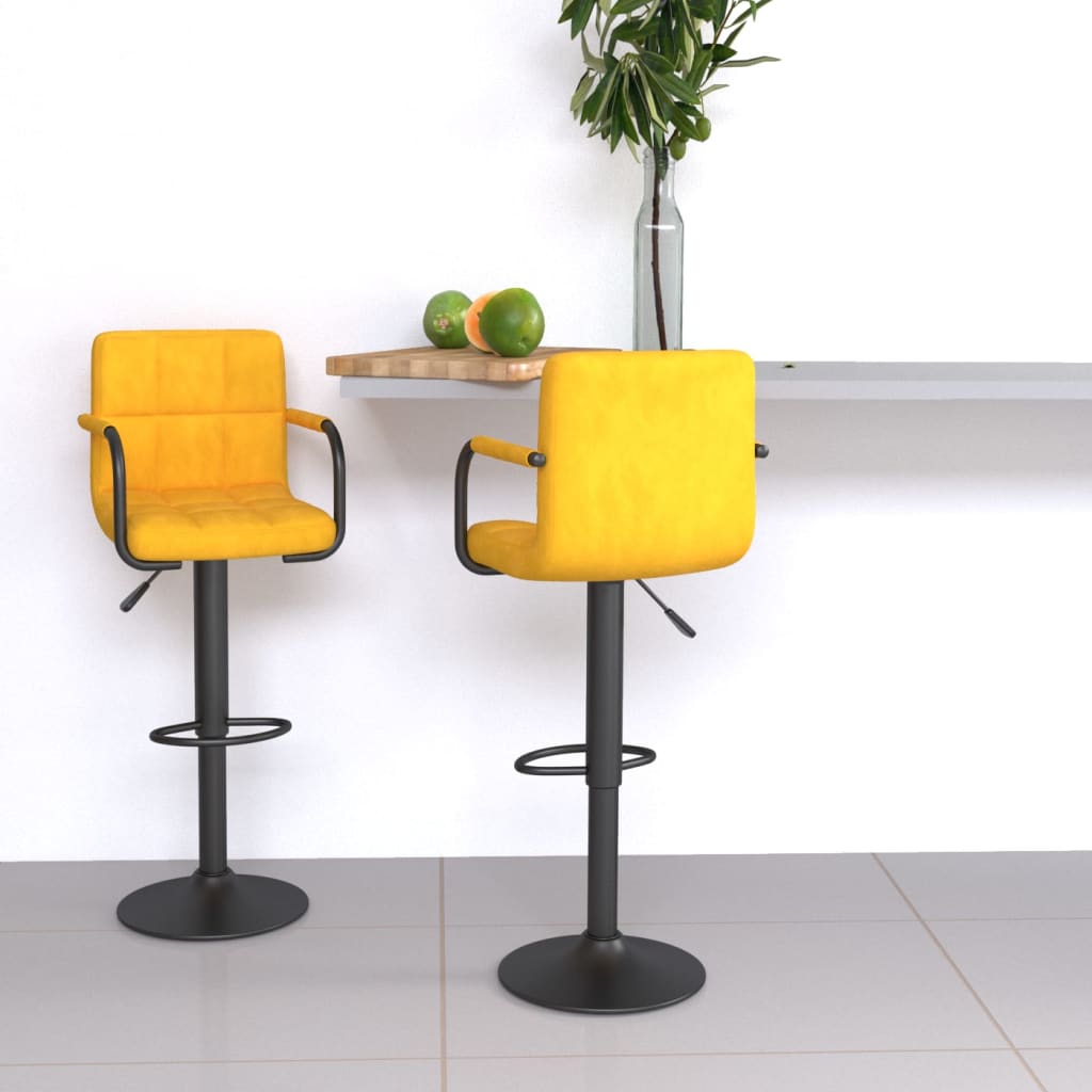Barhocker 2 Stk. Samt
